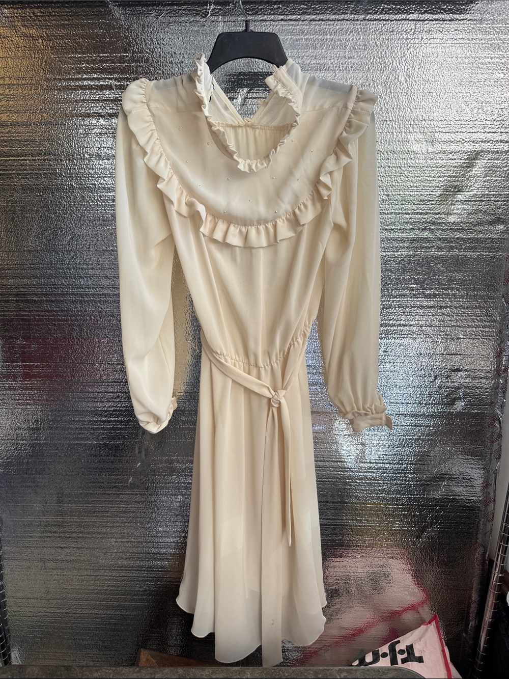 Masquerade Ruffle Dress. M